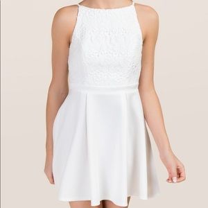 FRANCESCA'S White Dress Size M